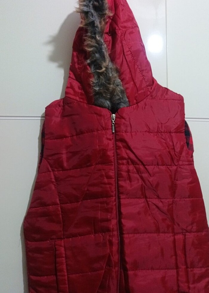 Yelek Kolsuz Kapüşonlu  - Görsel 3