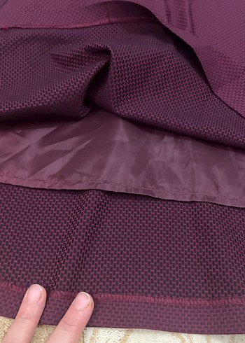 Mor Pilili Midi bayan etek - Görsel 3