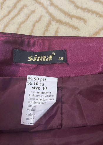 Mor Pilili Midi bayan etek - Görsel 4