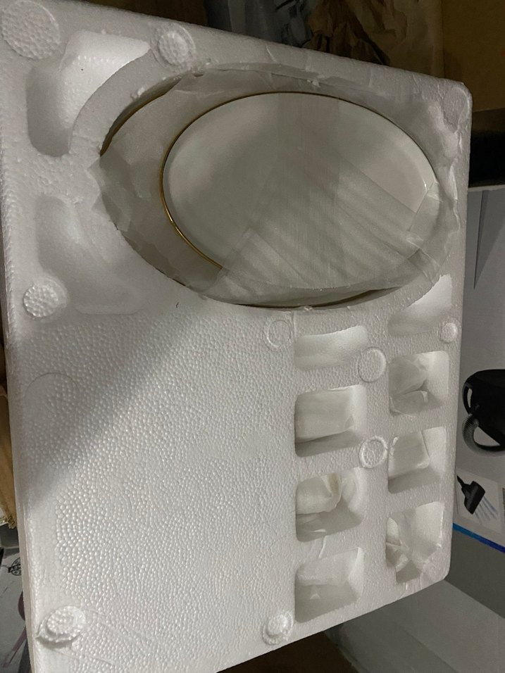 Beyaz Yemek Takımı Altın Şeritli - Görsel 2