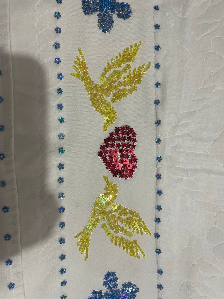 Nakışlı Çok Renkli Havlu - Görsel 3