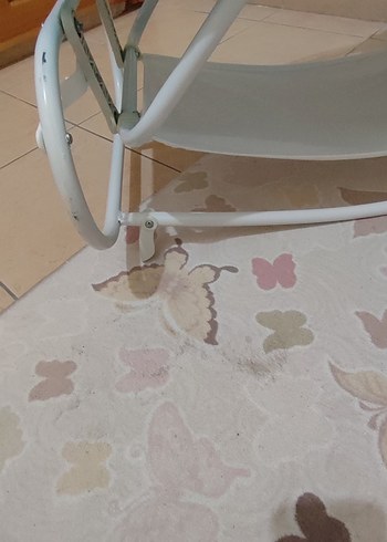 Beden mavi Renk Mavi Bebek Beşiği ve Sepeti