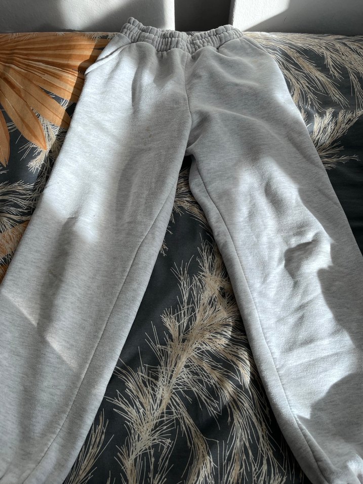 Gri Kadın Salaş Sweatpant - Görsel 2