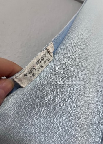 Mavi V Yaka Midi Tulum - Görsel 4