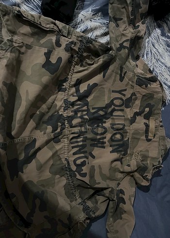 Kahverengi Kamuflaj Desenli  Ceket - Görsel 7