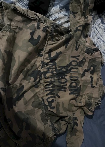 Kahverengi Kamuflaj Desenli  Ceket - Görsel 6