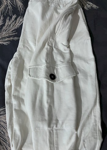 Beyaz Rahat Kesim Kadın Eşofman - Görsel 6