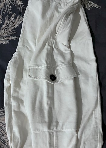 Beyaz Rahat Kesim Kadın Eşofman - Görsel 5