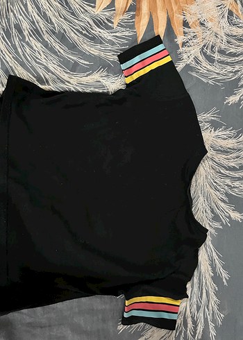 Kız Çocuk Siyah Renkli Baskılı Tişört - Görsel 3