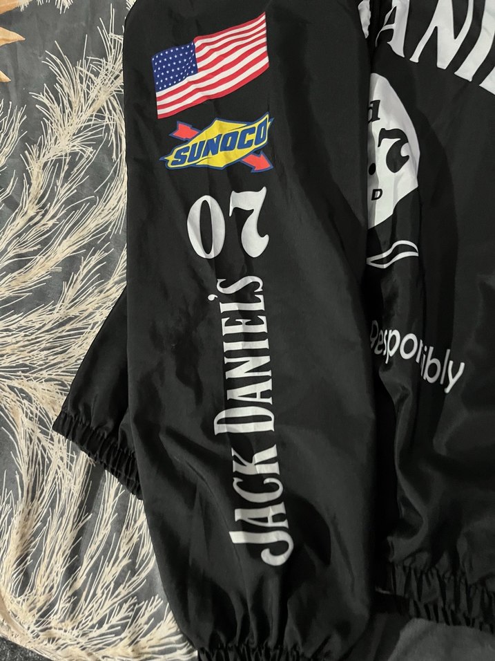 Siyah Baskılı Rahat Kesim Ceket - Görsel 3