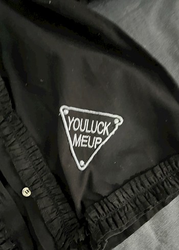 Siyah Nakışlı Kadın Midi Ceket - Görsel 4