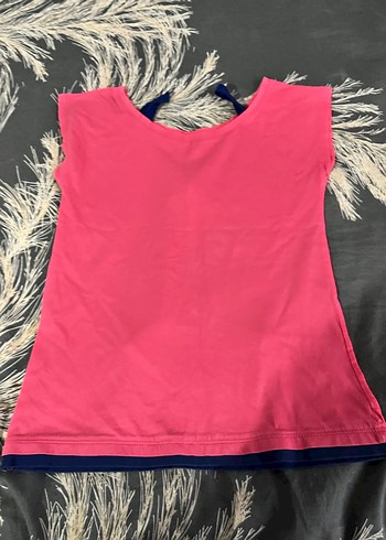 Kız Çocuk Renkli Baskılı Straplez Tişört - Görsel 3