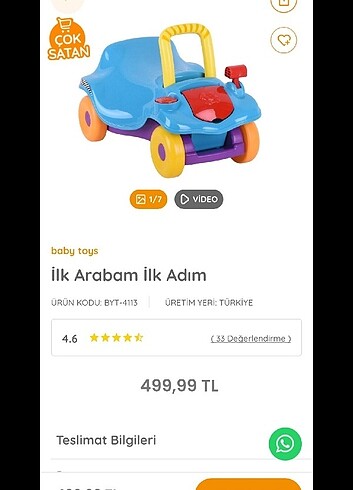 Diğer İlk arabam ilk adım yürüme arkadaşı 