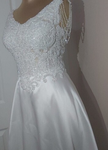 Sade gelinlik - Görsel 7