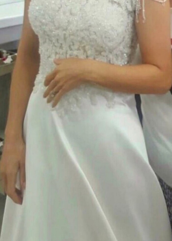 Sade gelinlik  - Görsel 4