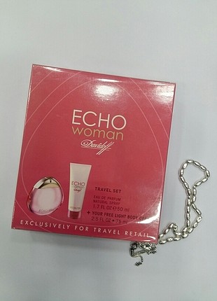 Davidoff Echo Woman Edp 50ml + 75ml Body Cream Set