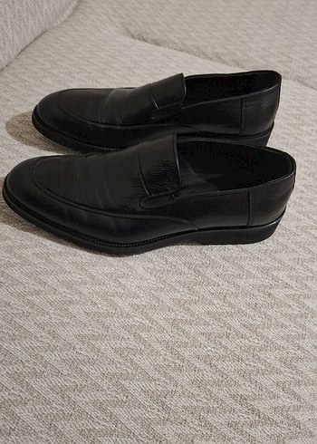 TİGANA /Siyah Klasik Erkek Deri Ayakkabı - Görsel 2