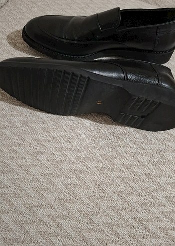 TİGANA /Siyah Klasik Erkek Deri Ayakkabı - Görsel 3
