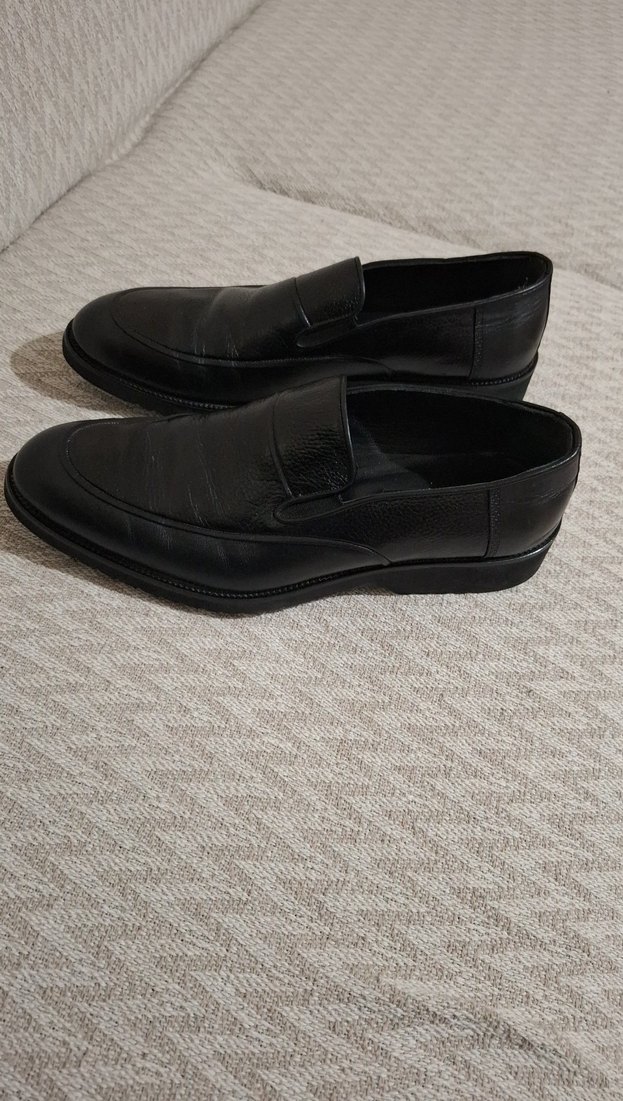 TİGANA /Siyah Klasik Erkek Deri Ayakkabı - Görsel 2