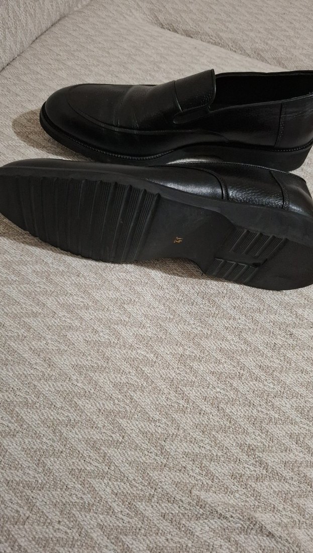 TİGANA /Siyah Klasik Erkek Deri Ayakkabı - Görsel 3