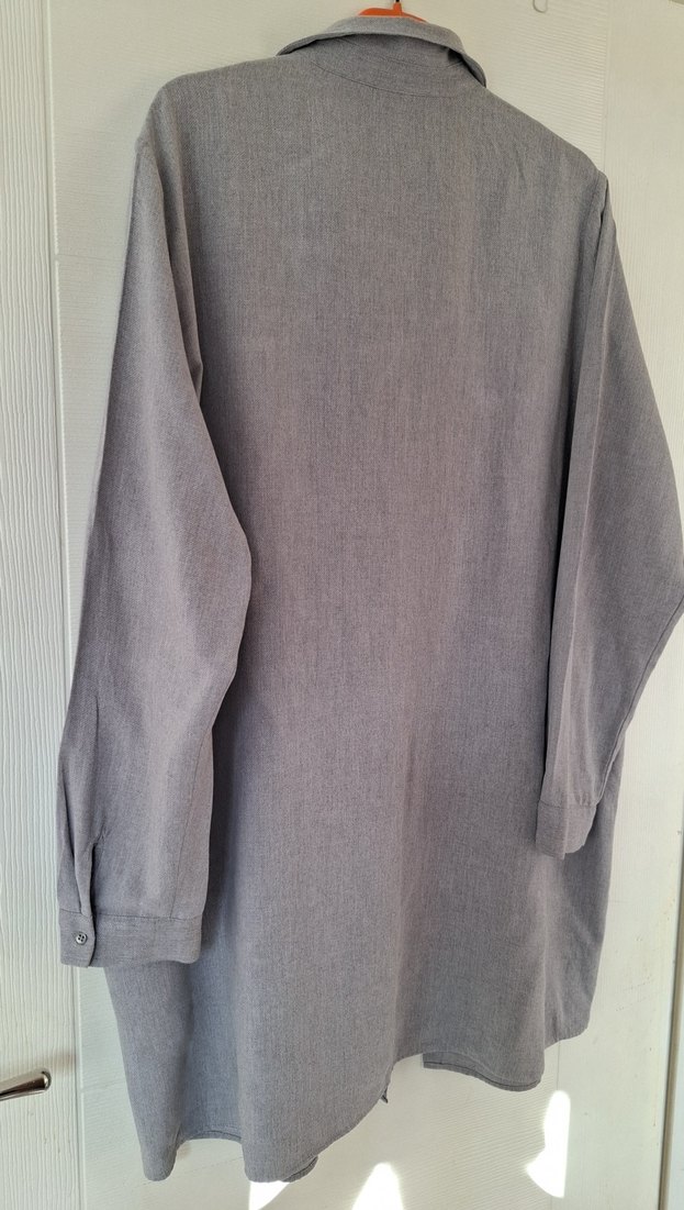 Lcw Gri Uzun Kollu Nakışlı  Gömlek - Görsel 3