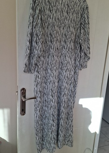 Lcw Gri Zebra Desenli Elbise - Görsel 3