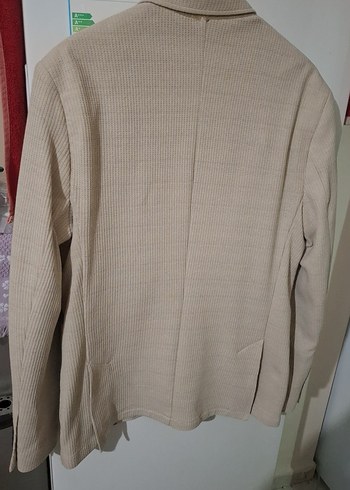 Süvari/Astsrsız Bej Erkek Düğmeli Ceket, Slim Fit Kalıp - Görsel 2