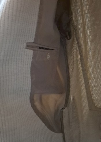 Süvari/Astsrsız Bej Erkek Düğmeli Ceket, Slim Fit Kalıp - Görsel 4