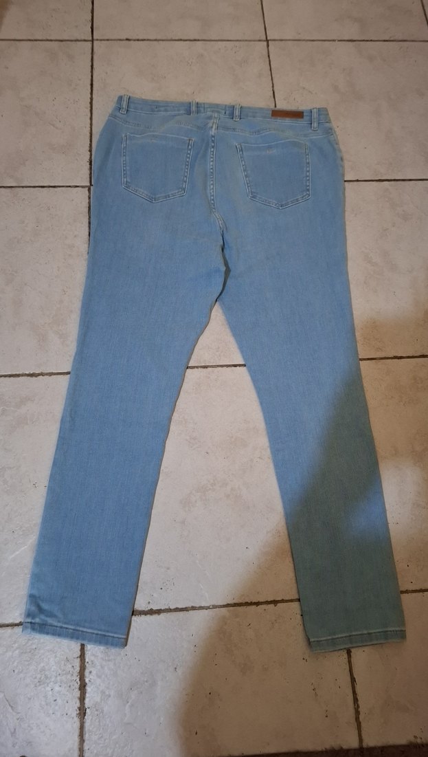 US.POLO/Kadın Mavi Midi Boy Denim Pantolon - Görsel 2