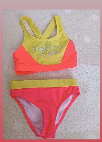 LC Waikiki Kız çocuk Bikini Neon Renk 