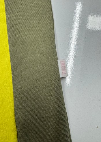 Kapüşonlu, Diesel Sarı Kadın Sweatshirt M beden - Görsel 9