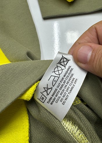 Kapüşonlu, Diesel Sarı Kadın Sweatshirt M beden - Görsel 7