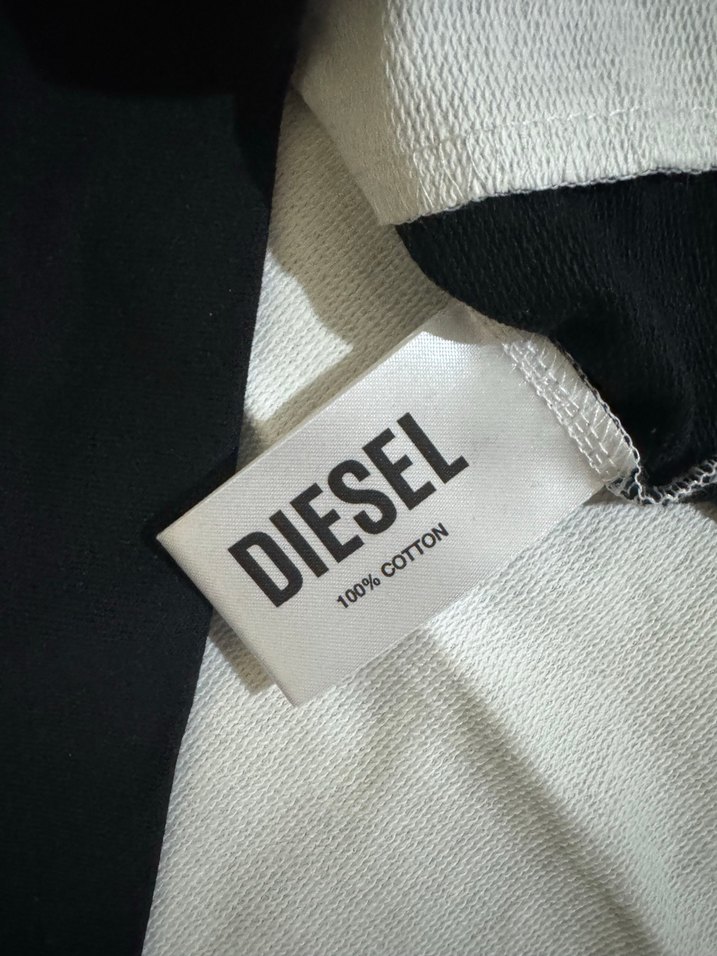 Kapüşonlu, Baskılı, Uzun Kollu Bayan Diesel Sweatshirt S beden - Görsel 5