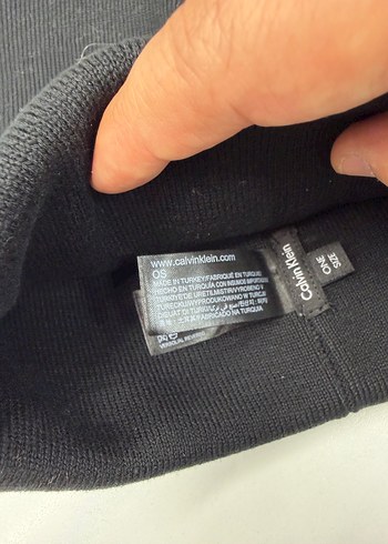 Calvin Klein Örgü Siyah  Bere - Görsel 4