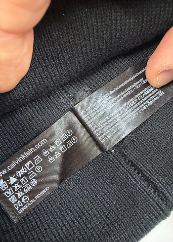 Calvin Klein Örgü Siyah  Bere - Görsel 3