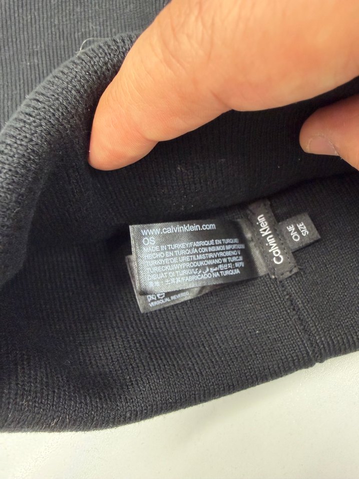 Calvin Klein Örgü Siyah  Bere - Görsel 4