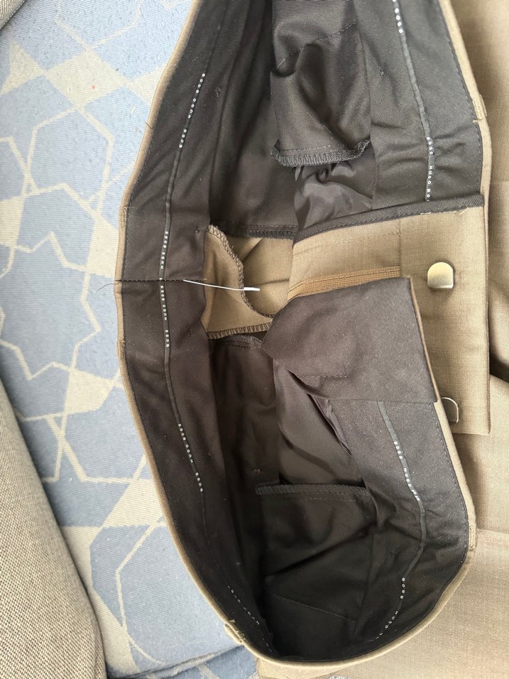 Hugo Boss Düğmeli Bej Erkek Pantolon - Görsel 2