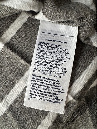 Tommy Hilfiger Gri M t.shirt - Görsel 5