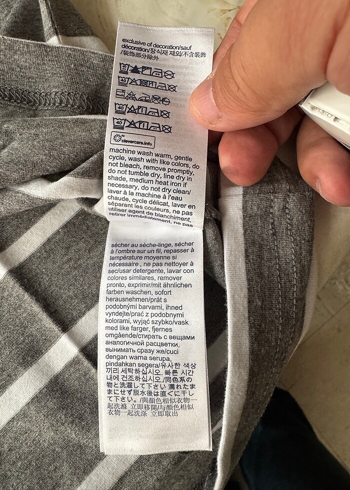 Tommy Hilfiger Gri M t.shirt - Görsel 4