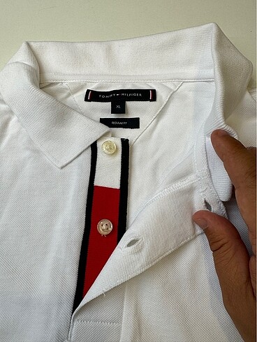 Tommy Hilfiger Tommy Hilfiger Polo T.shirt XL beyaz