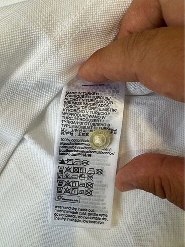 xl Beden Tommy Hilfiger Polo T.shirt XL beyaz