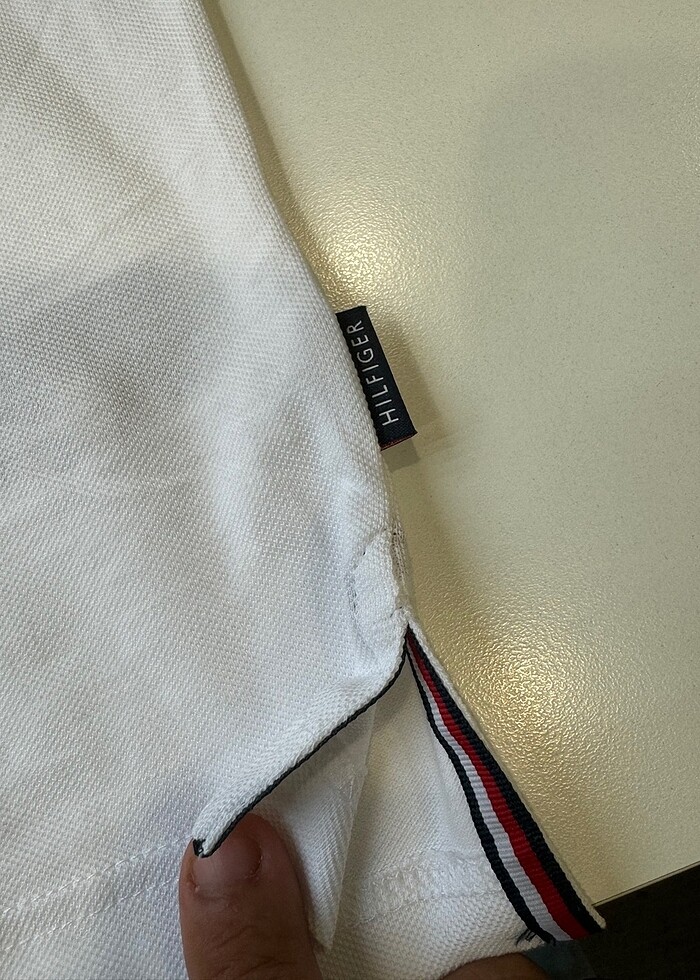 Tommy Hilfiger Polo T.shirt XL beyaz - Görsel 4