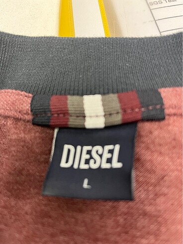 Diesel Bordo polo L beden t.shirt - Görsel 8
