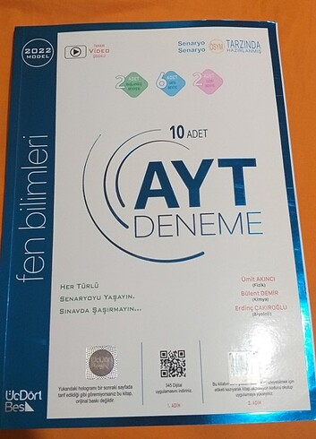  345 Yayınları TYT AYT deneme