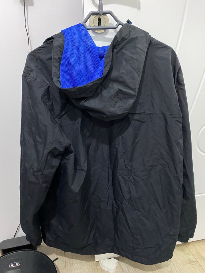 Erkek Siyah Fermuarlı Rüzgarlık Mont - Görsel 3