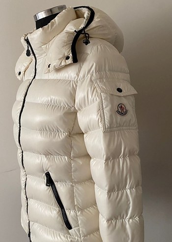 Moncler Orjinal Moncler Kaz Tuyu Ekru Bayan Mont