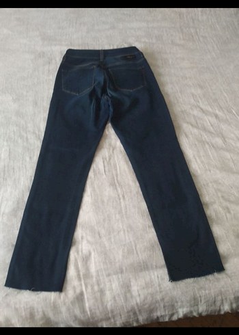 Mavi kadın kot pantolon - Görsel 2