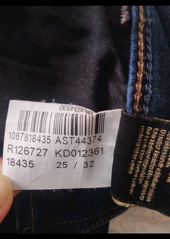 Mavi kadın kot pantolon - Görsel 8