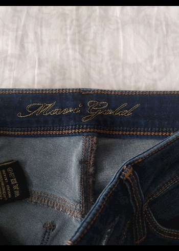 Mavi kadın kot pantolon - Görsel 3