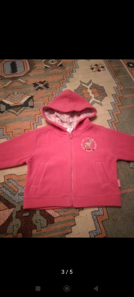 Kız Bebek Pembe Kısa Kollu 3'lü Kıyafet Seti - Görsel 3